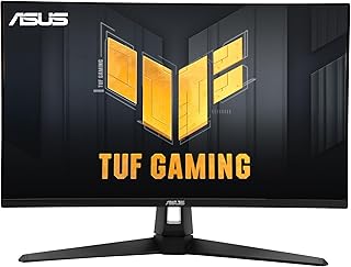 اسس شاشة تي يو اف للالعاب 27 انش 2K HDR VG27AQ1A - QHD 2560 × 1440، IPS، 170Hz تدعم 144Hz، 1 مللي ثانية، مكبر صوت، متوافقة مع جي سينك، حامل فيسا، منفذ عرض، HDMI، أسود، LCD