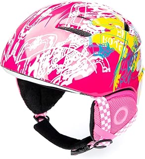 BeBeFun Toddler and Kids Ski Helmet Snowboard Helmet Sled Helmet Sled Ultra Lightweight Small Size Suggested 2-6 Years Kids ASTM Certified