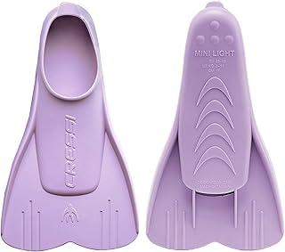 Cressi Short Floating Swim Fins to Learn to Swim - For Kids 1 Years Old and up - Mini Light: designed in Italy