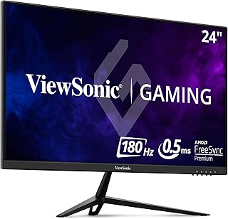 فيوسونيك VX2428 24 انش 16:9 (23.8 انش) 1920 × 1080 سوبر كلير® IPS، 165hz، 1ms MPRT، فري سينك بريميوم، 2 HDMI، منفذ عرض، مكبرات صوت، اسود، LCD