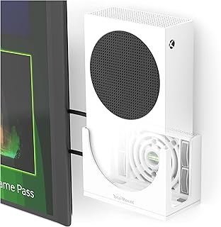 توتال ماونت لجهاز Xbox Series S (يتيح تثبيت Xbox Series S على جدار واحد على التلفزيون) 0317