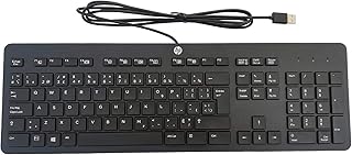 HP Hewlett Packard Business Black USB Slim Style Windows Enhanced Keyboard. P/N 803823-001 أسود