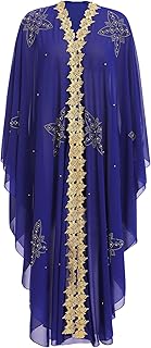 Women Muslim Cardigan Hijab Dress Batwing Hot Drilling Chiffon Kimono Islam Kaftan Robe African Dresses