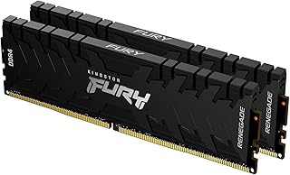 كينجستون فيوري مجموعة ذاكرة كمبيوتر مكتبي 64GB (2×32GB) 3200MT/s DDR4 CL16 من رينيجيد مكونة من قطعتين | انتل XMP | AMD رايزن | وقت استجابة منخفض | KF432C16RBK2/64