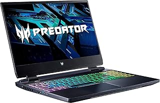 ايسر لابتوب العاب بريداتور هيليوس 300، انتل كور i7-9750H، جيفورس GTX 1660 Ti، شاشة 15.6 انش FHD 144Hz، وقت استجابة 3ms، 16GB DDR4، 512GB PCIe NVMe SSD، كيبورد باضاءة خلفية RGB، PH315-52-710B