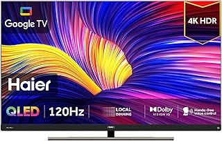 تلفزيون جوجل QLED 4K HDR UHD 120Hz 65 بوصة، أسود