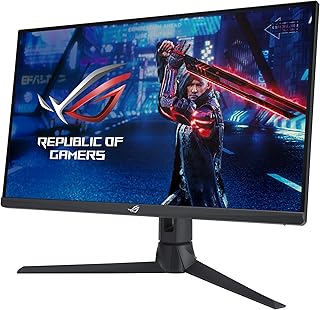 شاشة العاب روج ستريكس XG27AQMR - 27 بوصة 2K QHD 2560x1440 IPS سريعة 300 هرتز فوق 144 1 مللي ثانية GTG متوافقة مع جي سينك محرك أقراص زائد متغير مزامنة ELMB HDR 600 من اسوس أسود LCD