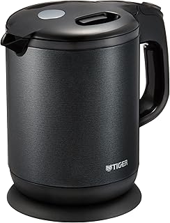 Tiger Electric Kettle 800ml Pearl Black Steam-Less Wakuko PCH-G080-KP