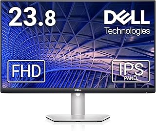 ديل شاشة سطح المكتب S2421HS FHD 1920×1080 24 انش 1080p LED 75Hz مع حامل قابل للتعديل وقت استجابة 4 مللي ثانية رمادي الى AMD فري سينك تقنية IPS HDMI منفذ عرض فضي