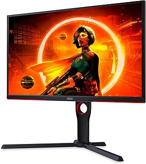 AOC شاشة العاب 25G3ZM - FHD 24.5 انش 240Hz 1ms GTG VA فري سينك بريميوم ضبط الارتفاع تأخر إدخال منخفض تحكم في الظل 1920 × 1080 @ 300 cd/m² HDMI 2.0 / DP 1.2 أسود LCD