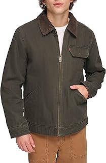 Levi's Mens Levi's Men's Cotton Field Jacket With Corduroy Collar Cotton Jacket