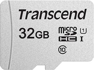 ترانسيند بطاقة ذاكرة 32GB MicroSDXC/SDHC 300S TS32GUSD300S