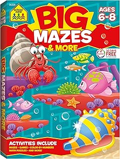 School Zone Big Mazes & More Workbook