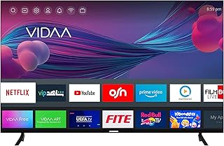 تلفزيون سمارت بتقنية LED وشاشة UHD مقاس 50 بوصة من نيكاي - طراز UHD50SVDLED1، أسود