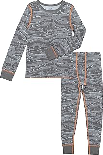 boys Mini Waffle Thermal Underwear Set Base Layer Set