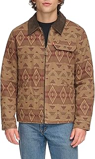 Levi's Mens Levi's Men's Cotton Field Jacket With Corduroy Collar Cotton Jacket