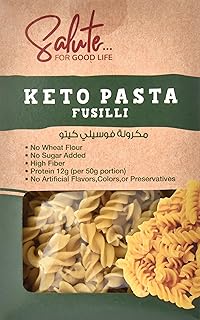 مكرونة فوزيلي لنظام الكيتو من زادنا، 200 غرام