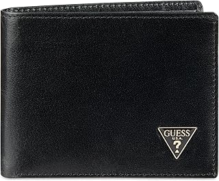 Men's Classic Bifold Wallet with Card Slots, Bill Compartment and Id Window