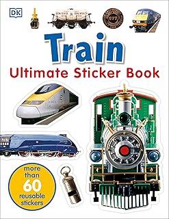 DK Ultimate Sticker Book: Train: More Than 60 Reusable Full-Color Stickers