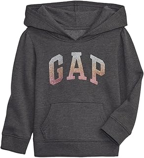 GAP Baby Girls' Playtime Favorites Logo Pullover Hoodie Hooded Sweatshirt