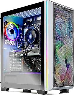 كمبيوتر العاب مكتبي كرونوس من سكاي تيك بمعالج انتل كور i7 12700F 2.1 GHz وRTX 3070 وSSD بذاكرة مستديمة 1 تيرا وDDR4 3200 16 جيجا ووحدة امداد الطاقة الذهبية 650 واط وواي فاي ايه سي وويندوز 10 هوم 64بت