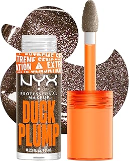 NYX PROFESSIONAL MAKEUP Duck Plump High Pigment Lip Gloss, Lip Plumper Gloss with Spicy Ginger - Onyxpected