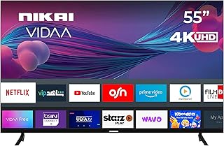 تلفاز سمارت ال اي دي الترا اتش 55 انش من نيكاي - UHD55SVDLED1، أسود