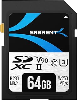 سيبرينت بطاقة ذاكرة روكيت v90 64GB SD UHS-II R280MB/s W250MB/s (SD-TL90-64GB)