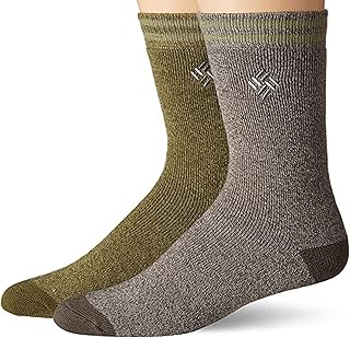 Men's Columbia Medium-Weight Fleece-Lined Thermal Crew Socks