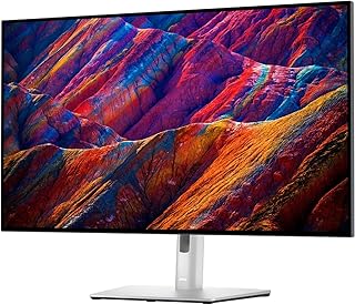 شاشة ديل الترا شارب U3223QE 31.5 بوصة 4K UHD WLED LCD - 16:9 - اسود وفضي