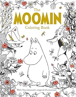 The Moomin Coloring Book (Official Gift Edition with Gold Foil Cover)