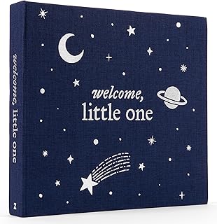 Welcome, Little One: A Keepsake Baby Journal and Baby Memory Book for Monthly Milestones and Memorable Firsts