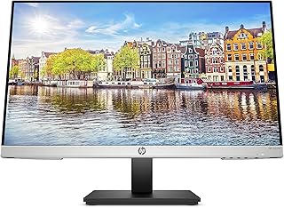 HP شاشة FHD 24mh - شاشة كمبيوتر بشاشة IPS 23.8 انش (1080p) - مكبرات صوت مدمجة وتثبيت فيسا - تعديل الارتفاع/الميل لعرض مريح - HDMI ومنفذ عرض - (1D0J9AA#ABA)، من اتش بي، LED