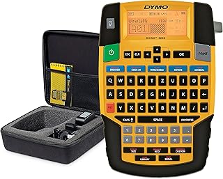 دايمو Coffret Imprimante d'étiquettes Rhino 420 (Jaune)