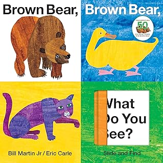 Brown Bear What Do You See? Slide and Find من بريدي بوكس