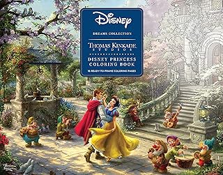 Disney Dreams Collection Thomas Kinkade Studios Disney Princess Coloring Poster